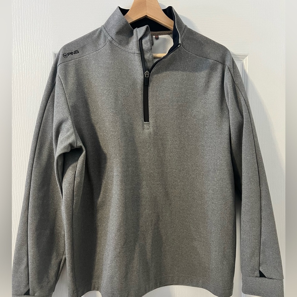 PING Golf Sensor Warm 1/4 Zip Medium Pull Over Sweater